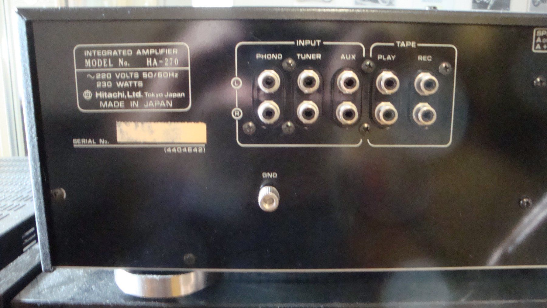 Hitachi Amplificatori: HITACHI HA-270 Verstärker – Usato da Rüti ZH venduto da Ame8 5