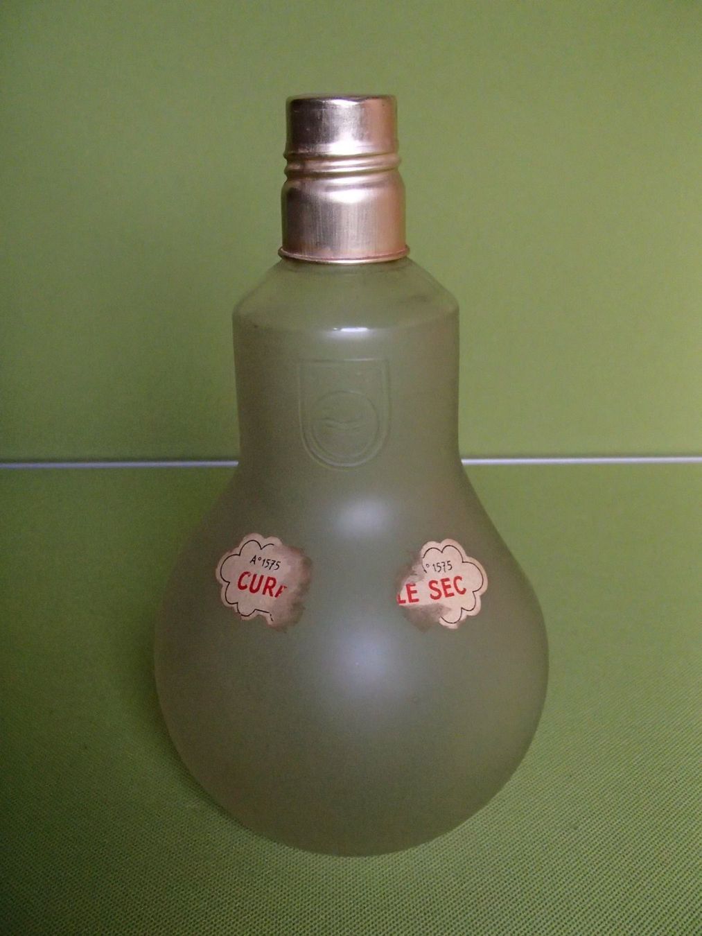 Flaschen: Philips Reklame Schnapps Flasche in Form einer Birne – Gebraucht aus Schöfflisdorf von pullux 1