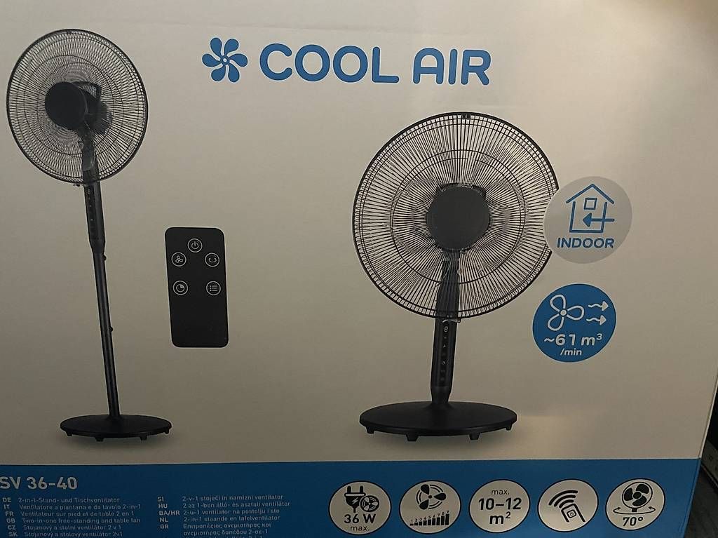 Ventilatori: VENTILATEUR SUR PIED COOL AIR NEUF  – Usato da Chéserex venduto da leo_5v8n