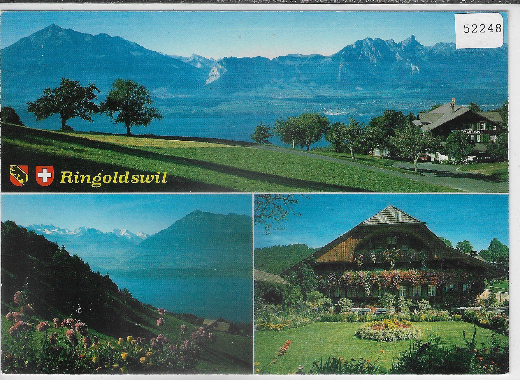 Cartoline postali: Ringoldswil am Thunersee – Usato da Ettingen venduto da Kartenplanet