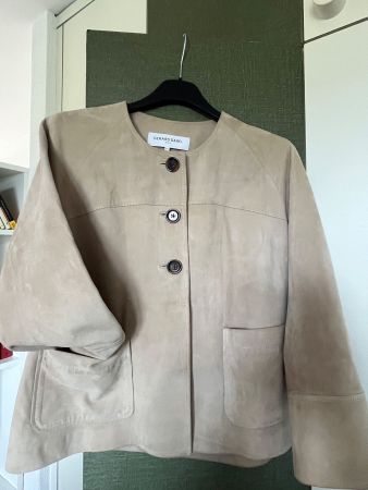 Veste en daim sable, Gérard Darel