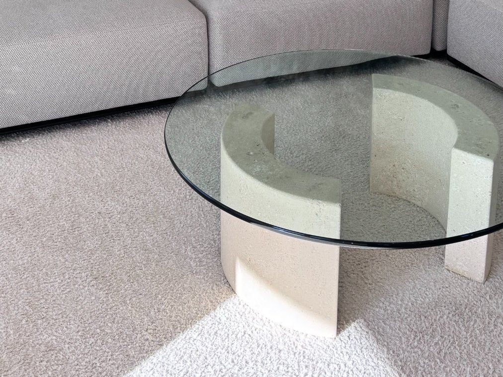 Tavoli: Marmortisch mit Glas – Usato da Dagmersellen venduto da vvinteriorhome 2