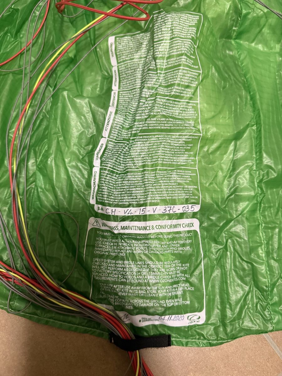 Ozone Kite: Ozone Chrono V4 15m with compressor bag – Gebraucht aus Maloja von mags413 3