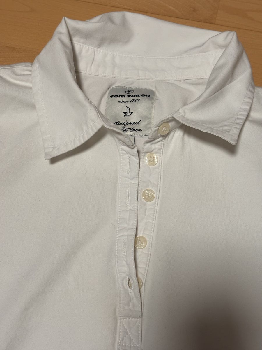 Tom Tailor T-shirt: Tom Trailer Tshirt weiss – Usato da Kesswil venduto da Branca-01 2