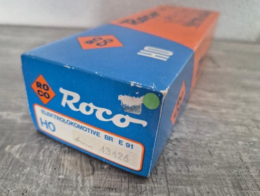 Roco Modellini di ferrovie: Roco Leerkarton OVP 04139B für DB E-Lok Br 91 oder ähnlich – Usato da Dielsdorf venduto da SHOES_BY_SYLVI 2