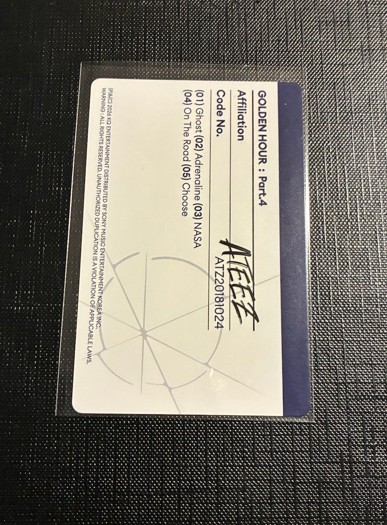 Sammelbilder & Trading cards: ATEEZ - Seonghwa – Gebraucht aus Uster von ali_mp6n 1