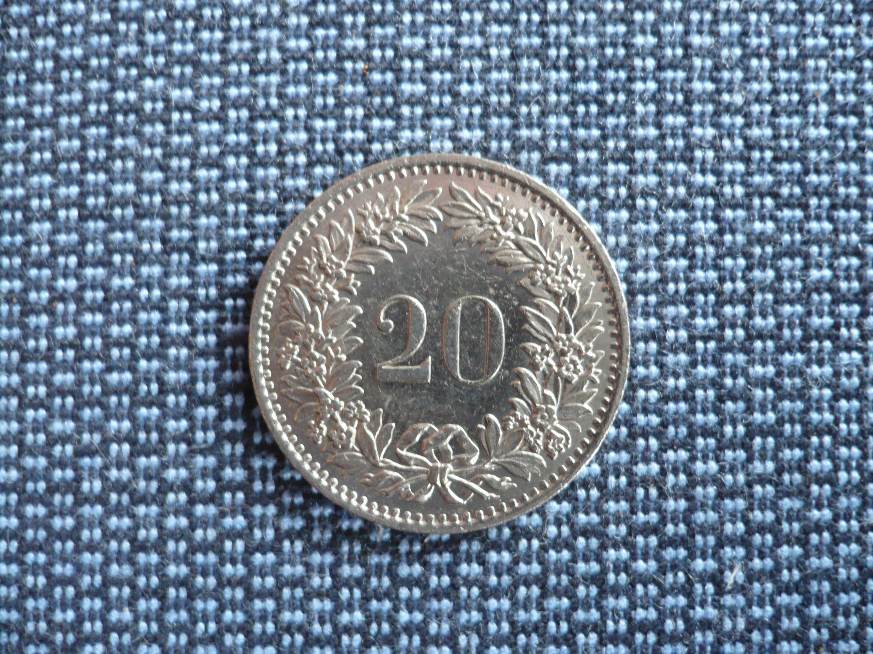Toutes les monnaies: 20 Rappen 1976 – D'occasion à Winterthur par kormorans 1