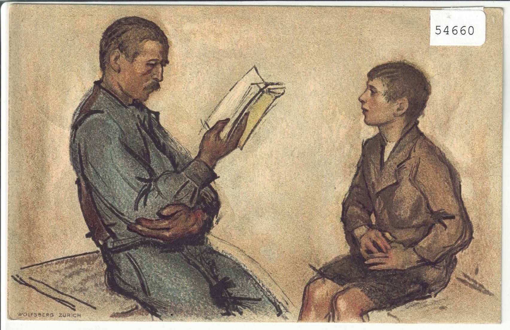 Tutti i francobolli: Bundesfeier 1922 - Vater mit Sohn – Usato da Ettingen venduto da Kartenplanet