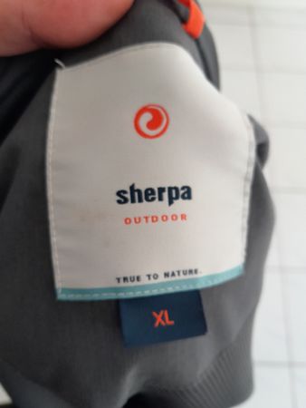 Sherpa Jacke XL grau
