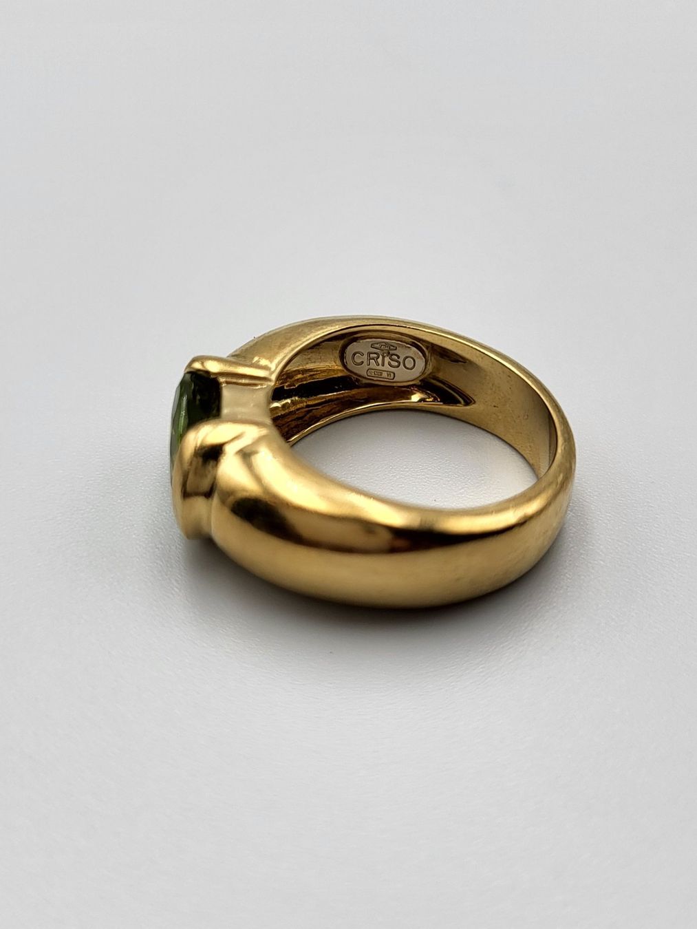 Anelli: 18 Karat 750 Gold Ring Mit Peridot – Usato da Wald ZH venduto da Aniade 5