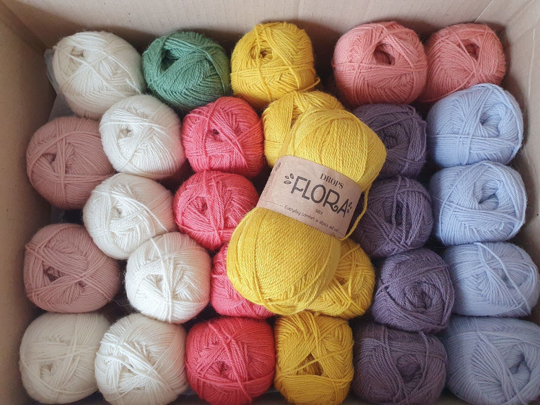 Lana: 28 Kn*DROPS FLORA versch.Farben – Nuovo e nell'imballaggio originale da Neunkirch venduto da M.Costa1 2