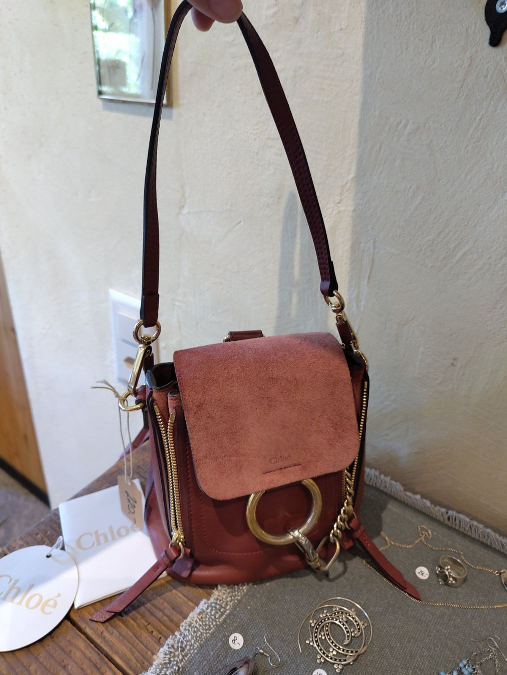 Chloé Borse da donna: Chloe backpack mini bordeaux – Usato da Losone venduto da ell_nora89 2