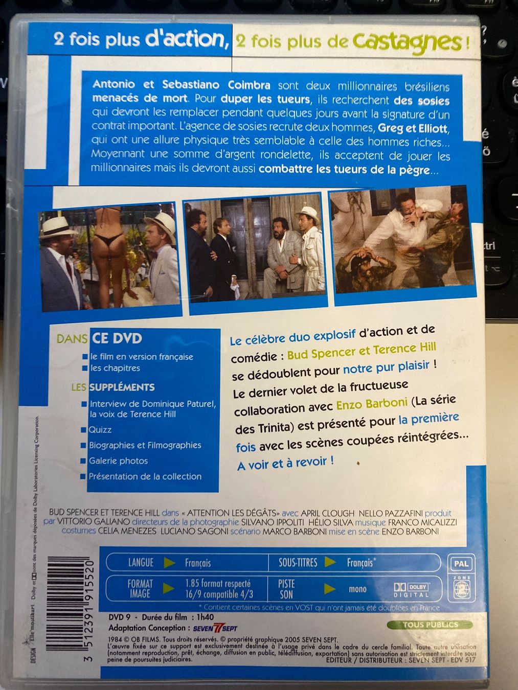 Alle DVDs: Attention les dégâts DVD Bud Spencer Terence Hill Film culte – Gebraucht aus Le Brassus von cinema13 1