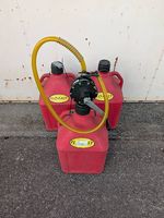 Flow Fast Pumpe + 3x 15Gal Kanister