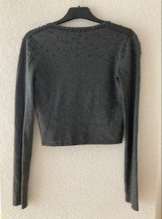 Giacche: Kurz-Strickjacke, dunkelgrau – Usato da Glarus venduto da Life_Fashion_Art 1