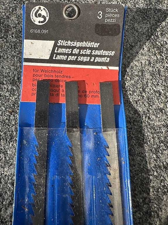 Scies: Stichsägeblätter  – Neuf avec emballage d'origine à Speicherschwendi par Supersport 2