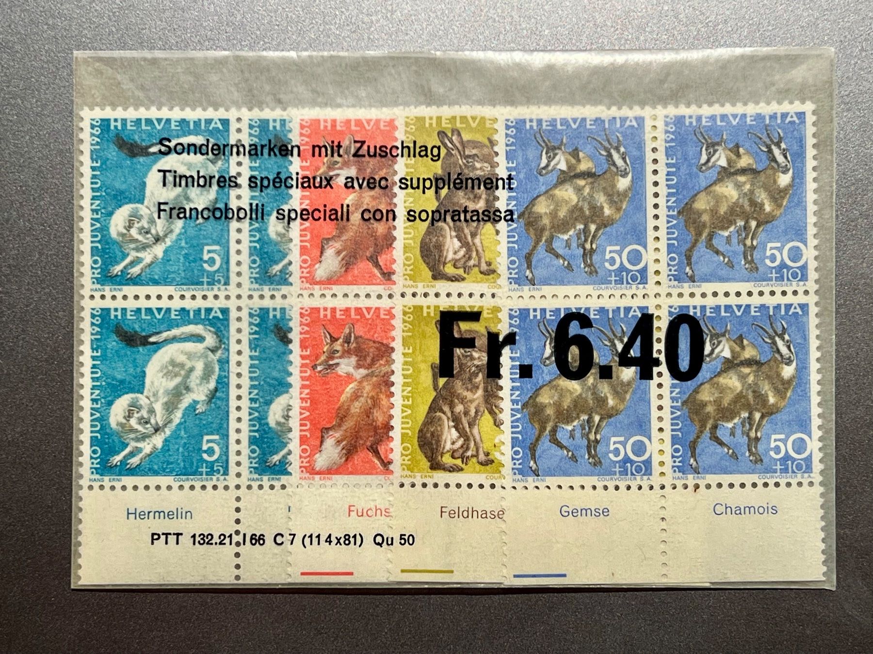 Tutti i francobolli: Pro Juventute Marken 1966 – Nuovo e nell'imballaggio originale da Aarau venduto da Liebherz