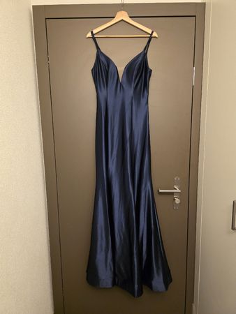 Robe longue Fashion New York bleu marine taille 38