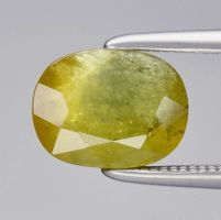 Vrai 1.71ct Natur Saphir Grün Gelb Edelstein aus Thailand