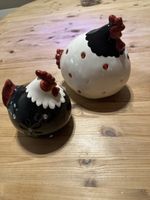 Dekorative Hühnerfiguren, Keramik, Frühlingsdeko, Neu!