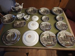 WOOD & SONS The Post House Kaffeeservice 35tlg guter Zustand