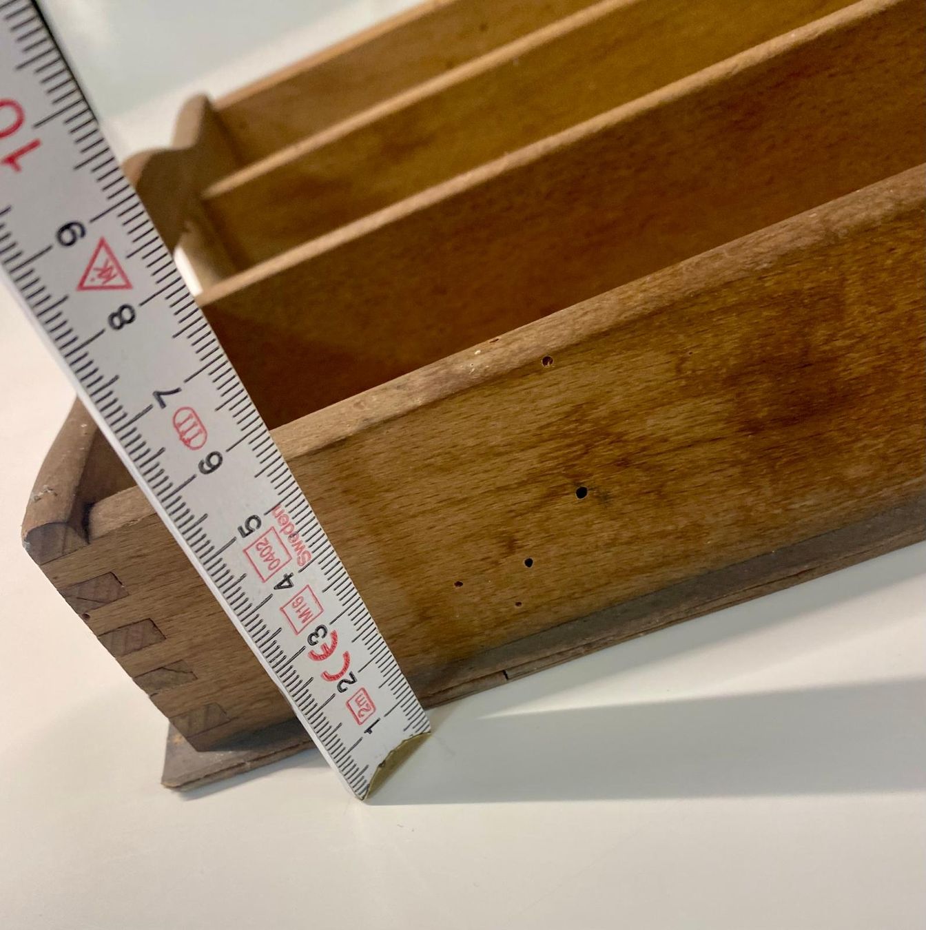 Tutte le decorazioni: Holz-Serviertableau, Vintage Stil, 3 Fächer – Usato da Krauchthal venduto da MEWA01 3