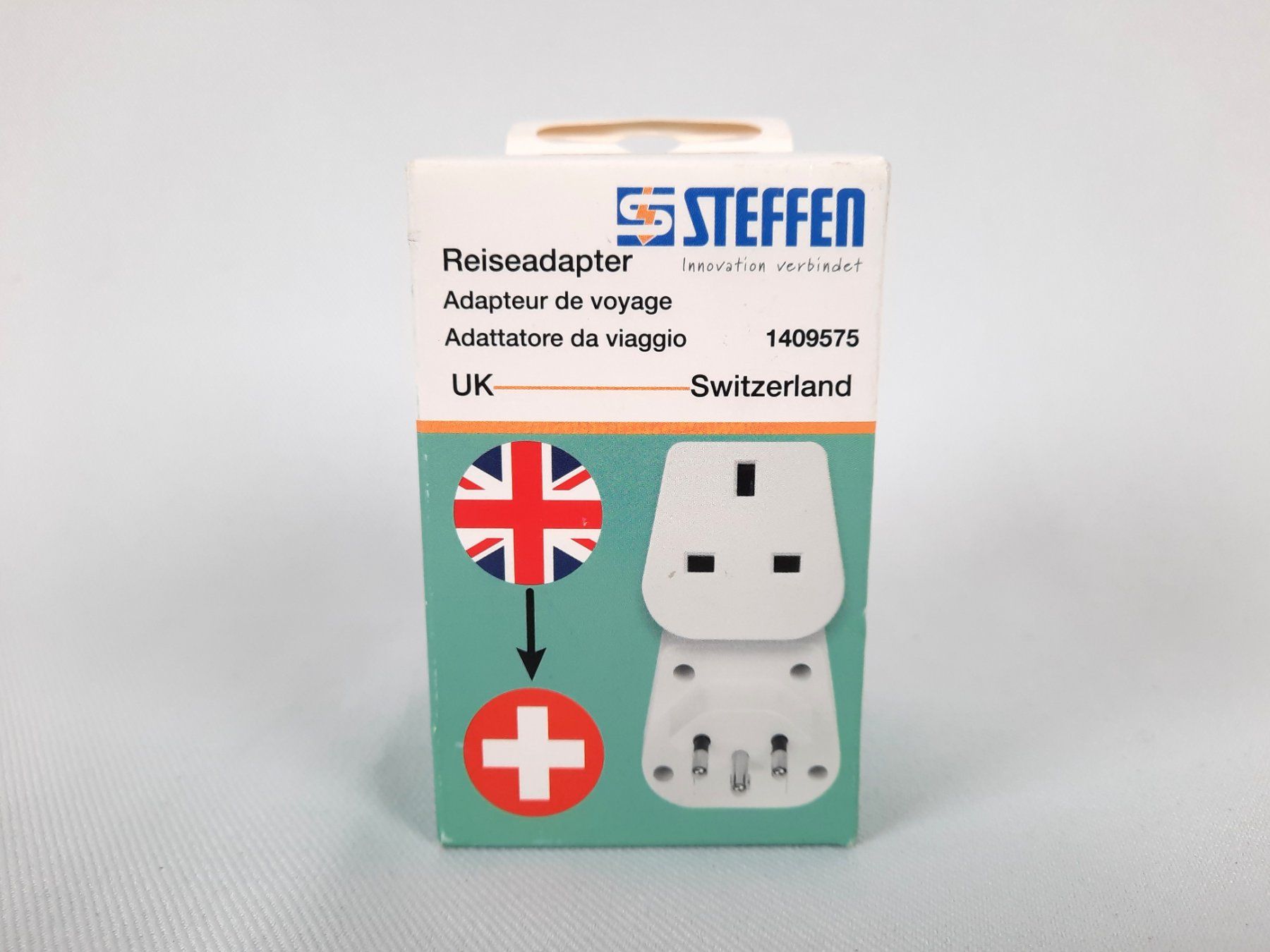 Laufwerke & Adapter: STEFFEN Reiseadapter UK / CH – Neu (gemäss Beschreibung) aus Beinwil am See von Restwert_Beinwil