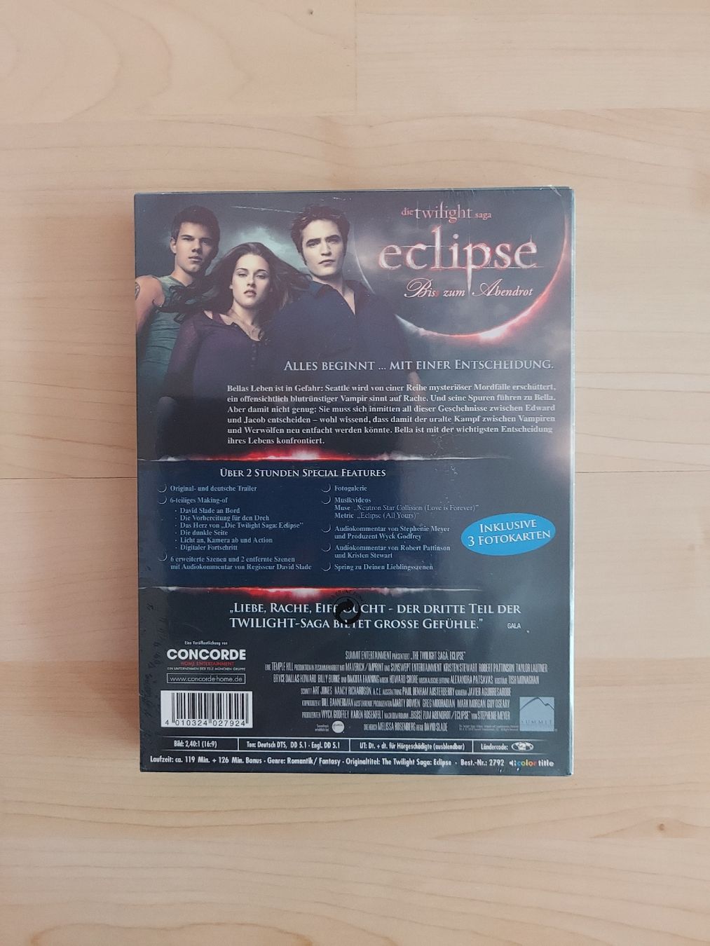 Tutti i DVDs: Twilight Eclipse DVD Fan Edition - Ungeöffnet & Neu! – Nuovo e nell'imballaggio originale da Kölliken venduto da arwen6 1