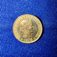 10 Rappen 1918 Messing cu-zn