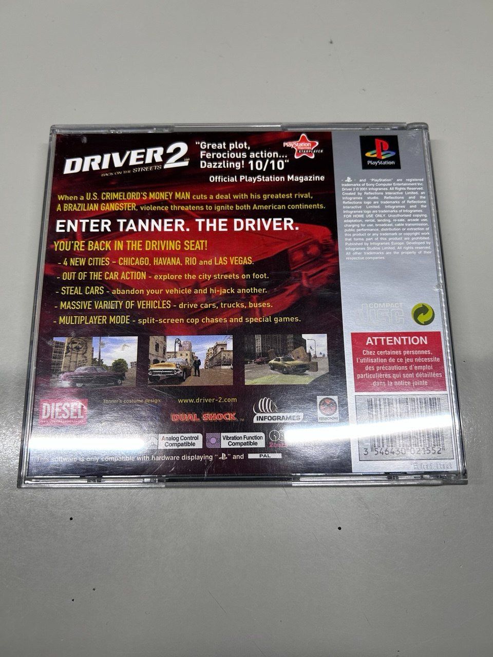 Sony Giochi: Driver 2: Back on the Streets per la console PlayStation 1 – Usato da Giubiasco venduto da LorisVale 1