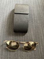 Prada Sonnenbrille SPR 62S Goldfarben mit Etui