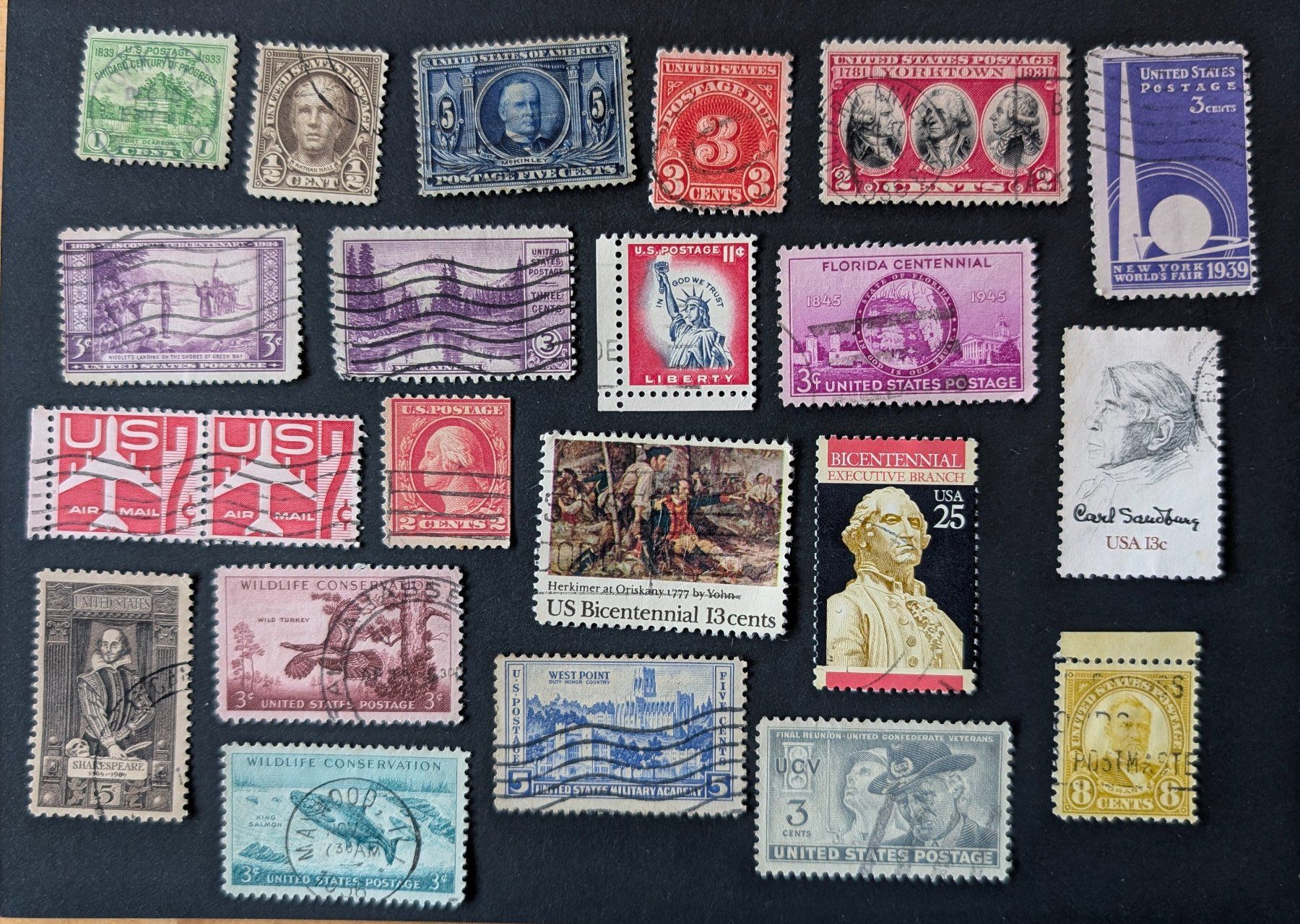 Tutti i francobolli: Lot USA (ab uralt) • – Usato da Hittnau venduto da stamps_and_coins