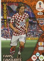 FIFA RUSSIA 2018 Adrenalyn XL 368 FANS' FAVOURITE MODRIC