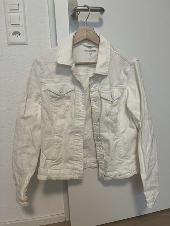 Jeansjacke weiss S neu