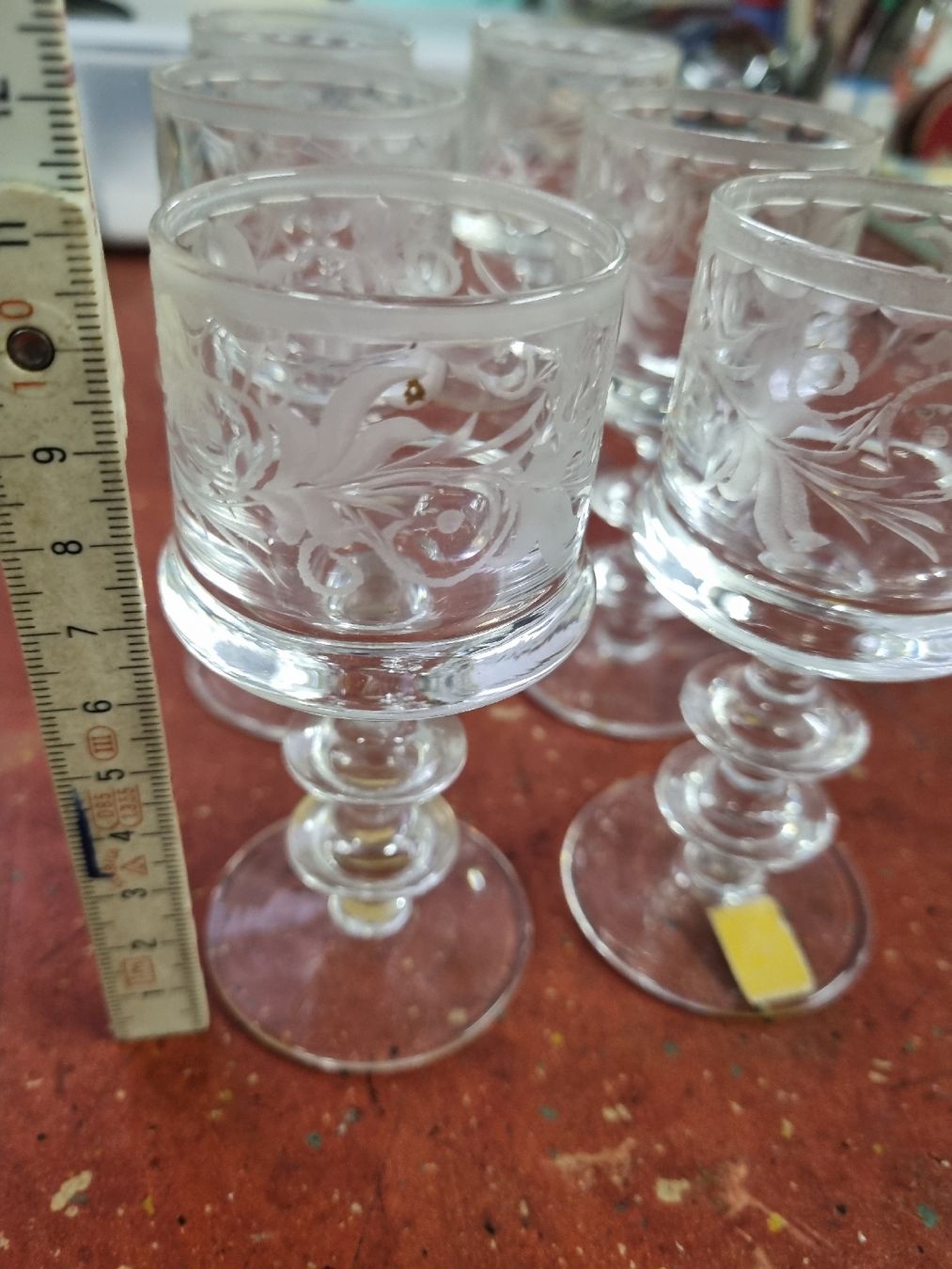 Verres: Gläser alt kristal Rattenberg – D'occasion à Ostermundigen par vintage60 1
