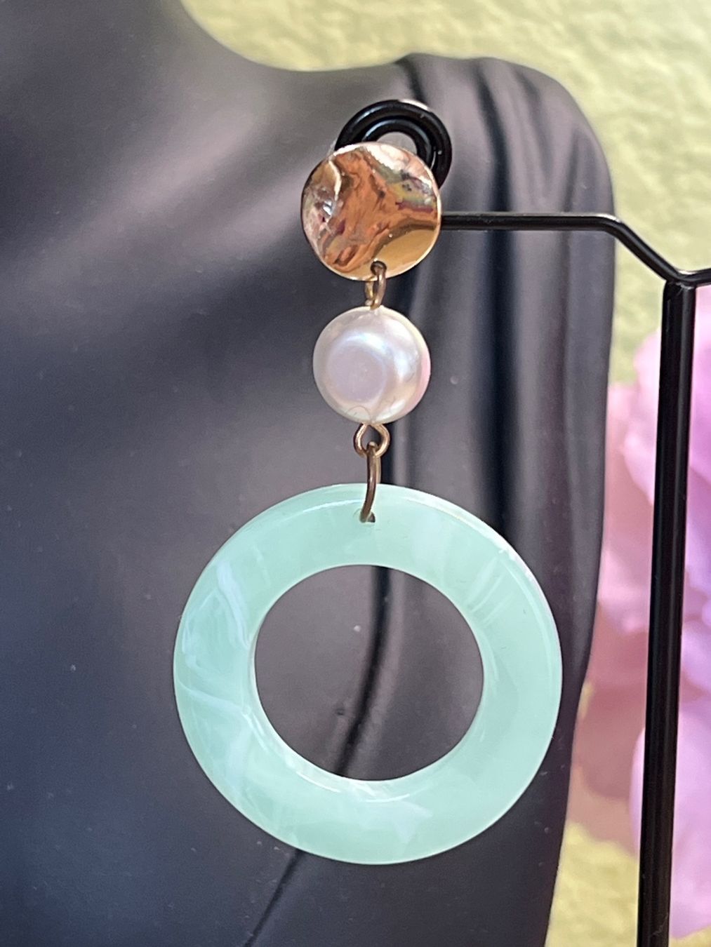 Orecchini pendenti & Orecchini a lobo: Schöne Türkise Ohrringe – Usato da Seon venduto da Sunny-Schmuck78 1