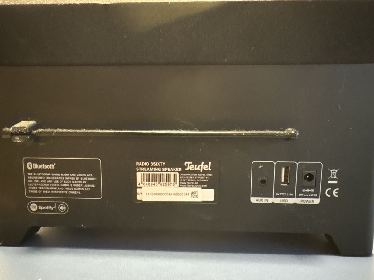 Teufel Sistemi audio & multimediali: Teufel Radio 3Sixty – Usato da Belp venduto da phertig74 2