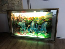 Asiatisches Bild mit Licht -