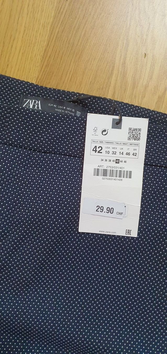 Zara Hosen: Hose von Zara Neue Nr. 42 – Neu und originalverpackt aus Mels von ricoshop 2