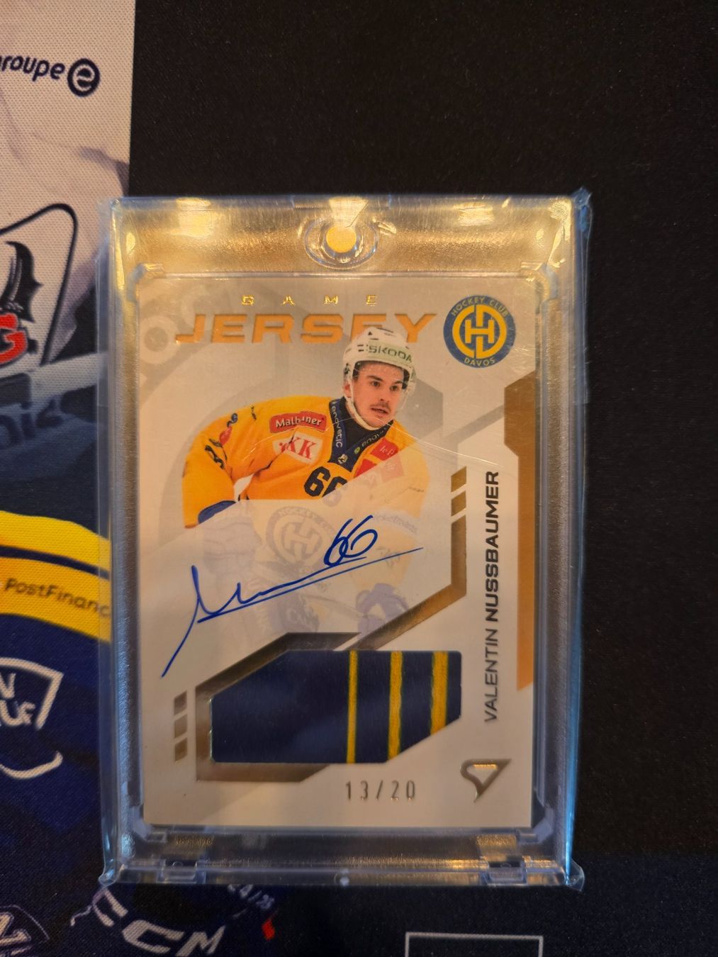 Sportzoo Carte collezionabili: Valentin Nussbaumer // HCD // Game Jersey // 13/20 // – Usato da Beringen venduto da Candrox__