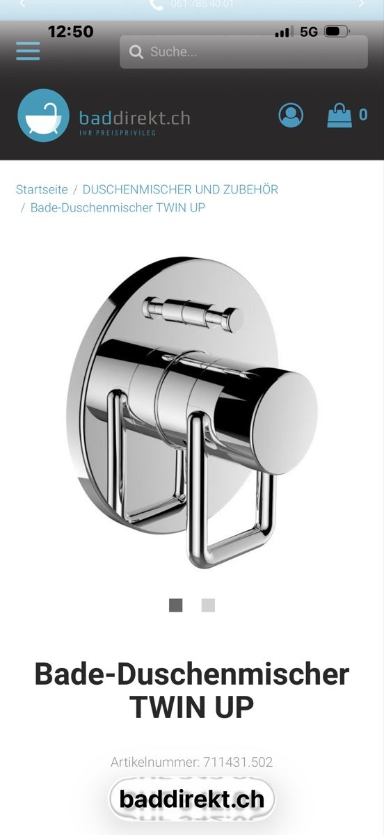 Arwa Docce: Arwa Twin Bade-Duschenmischer UP Endset&Simibox – Nuovo e nell'imballaggio originale da zunzgen venduto da jasminka75