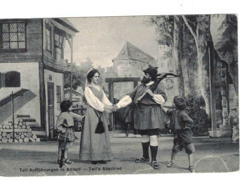 Ansichtskarten: Altdorf Tell Aufführung Wilhelm Abschied Ansichtskarten – Neu (gemäss Beschreibung) aus Widnau von Seppl480