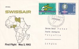 Erstflug Swissair Zürich - Tripolis 1962