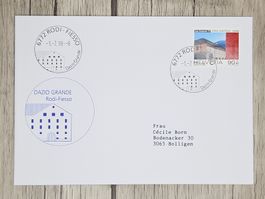 CL11 Enveloppe + Timbre Suisse 1998