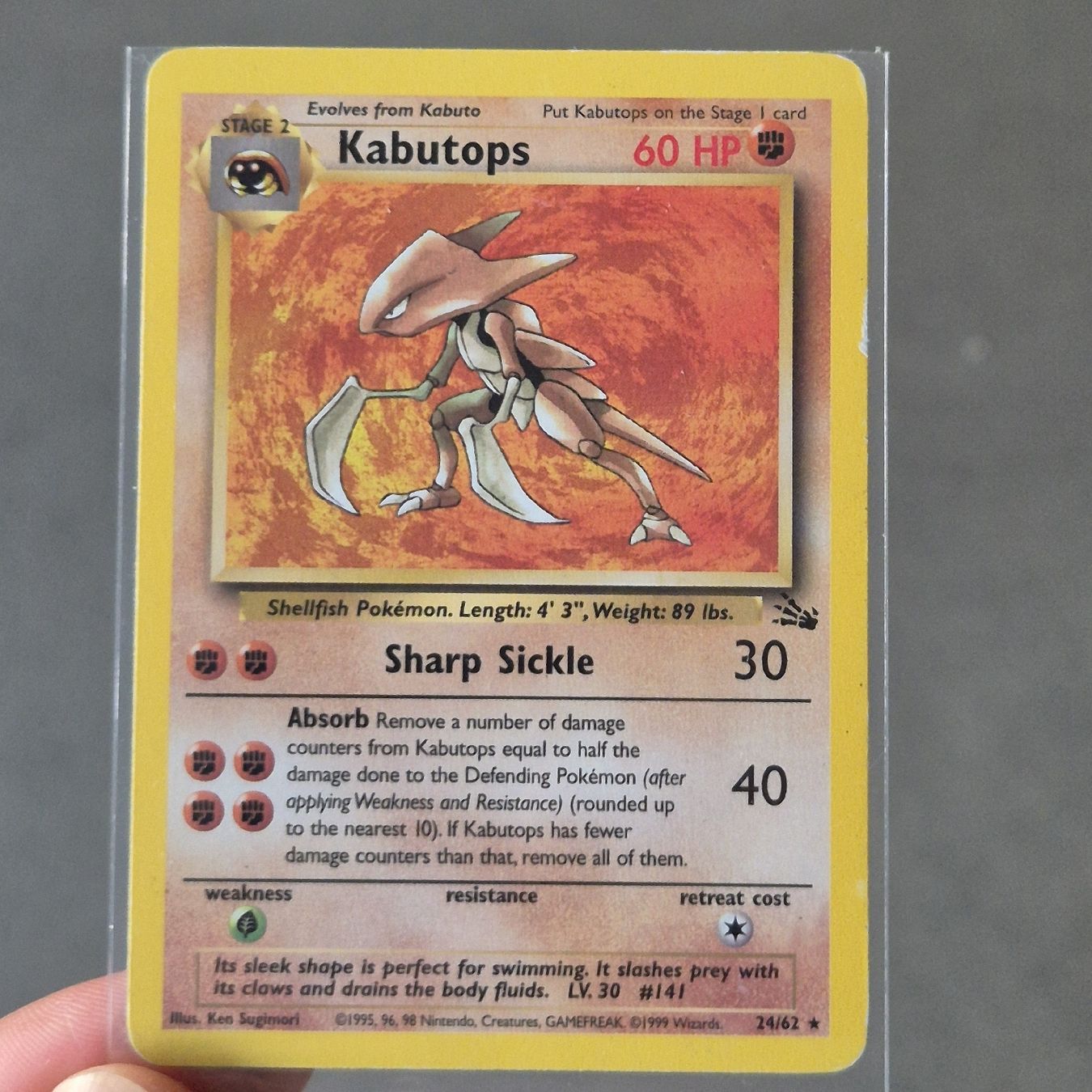 Pokémon Carte collezionabili: Kabutops Fossil ENG 🔥 – Usato da Ursy venduto da RetroBebar777