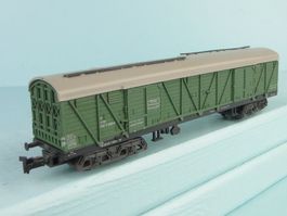 Minitrix DB gedeckter Güterwagen Bromberg, grün