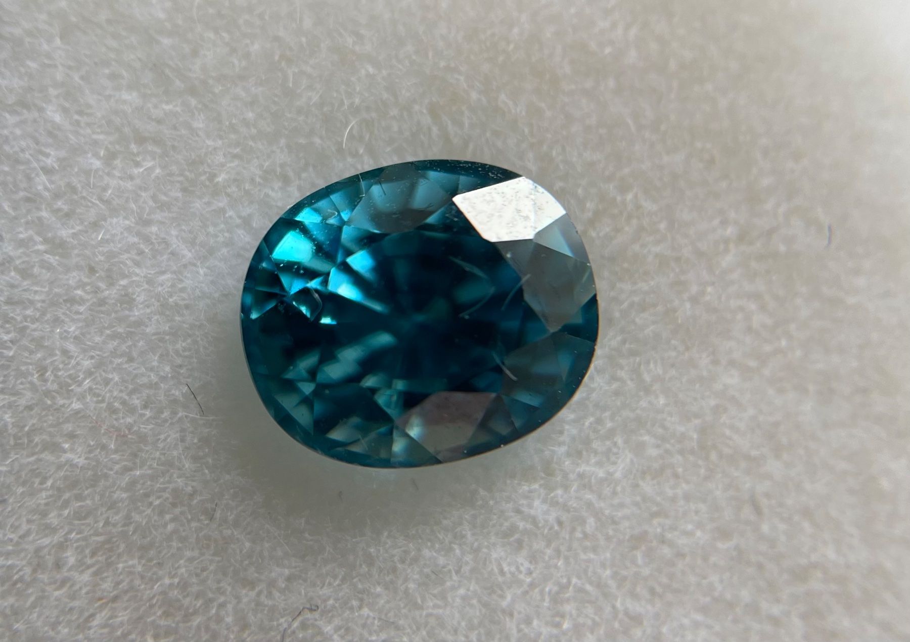 Pietre preziose: Wunderschöner blauer Zirkon / 2.93 Karat – Usato da Wetzikon ZH venduto da Nicitarasco 1