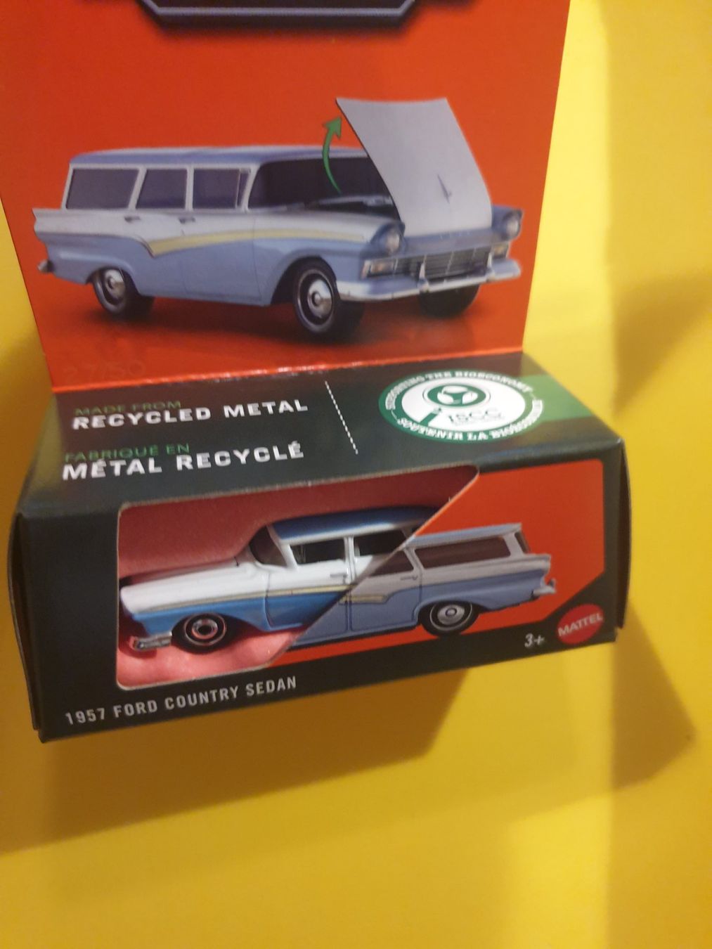 Matchbox Modellini d'auto: Matchbox 1957 FORD COUNTRY SEDAN – Nuovo e nell'imballaggio originale da Oftringen venduto da Rotor 4