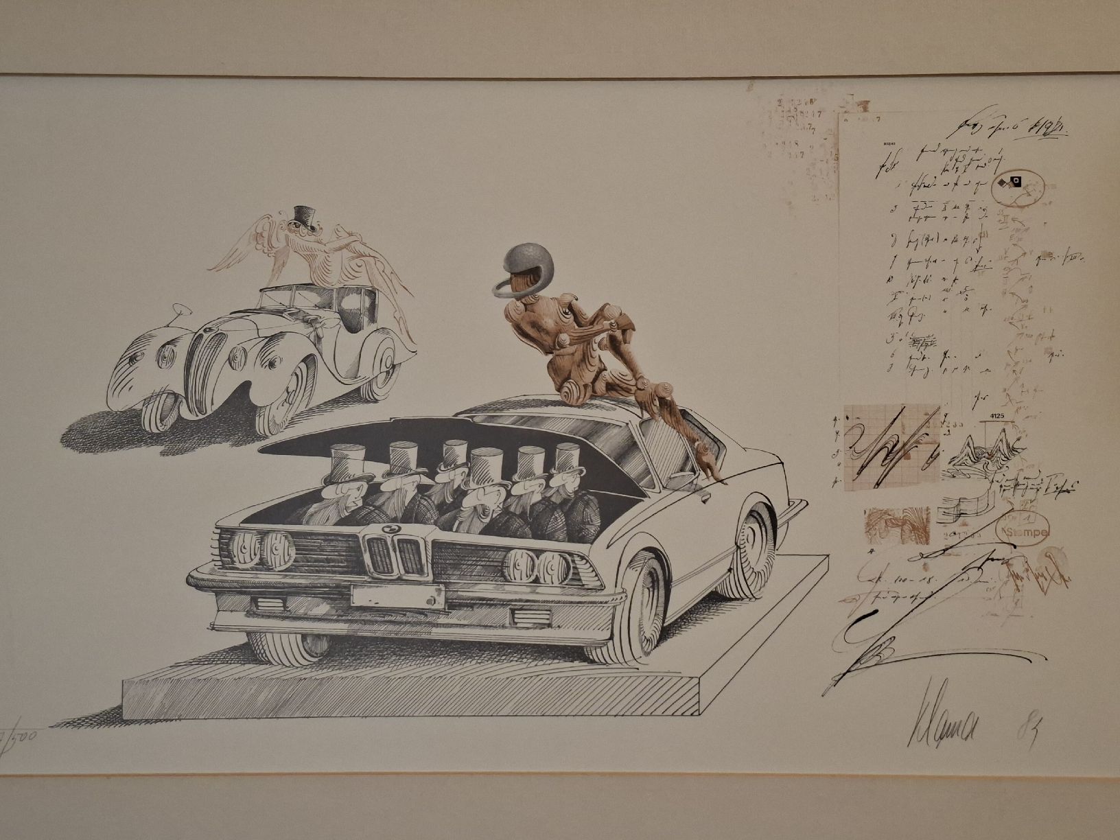 Grafica & Litografie: BMW Lithographie Dieter Olaf Klama  – Usato da Volketswil venduto da benluke 1