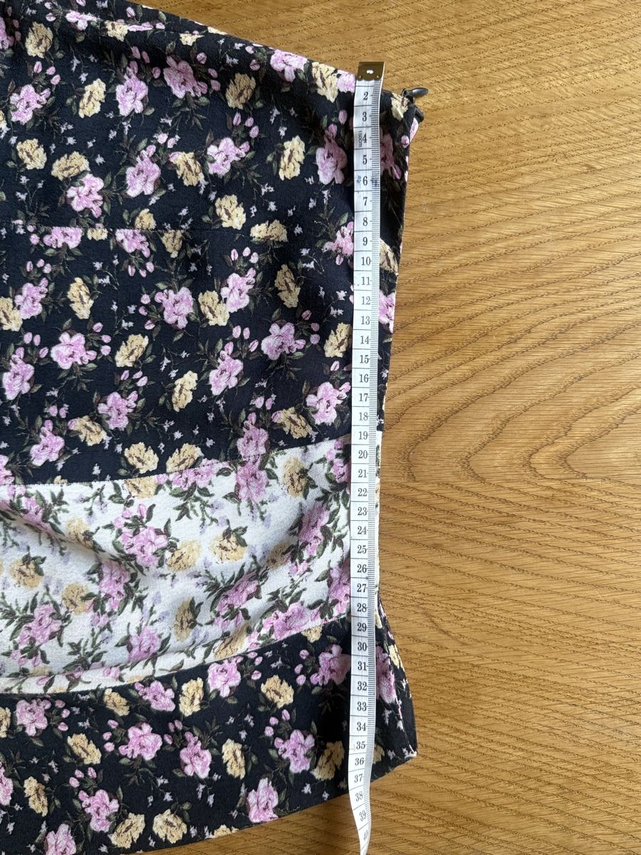Gonne: Rock floral patchwork Midi-Rock Grösse S  – Usato da Siebnen venduto da koschitoschi 3